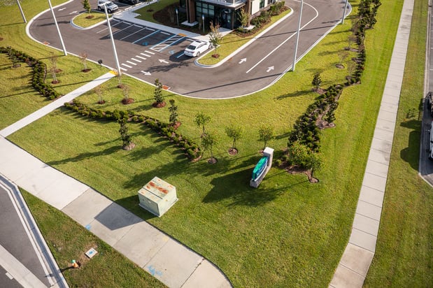 commercial retail aerial complete business park 5