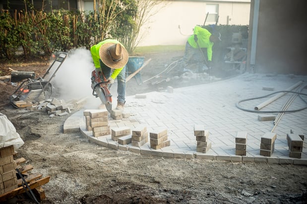 Crew paver saw