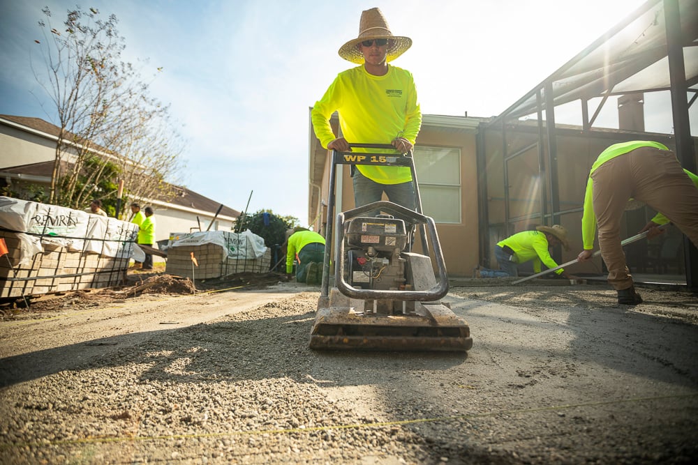 gravel vibration plate