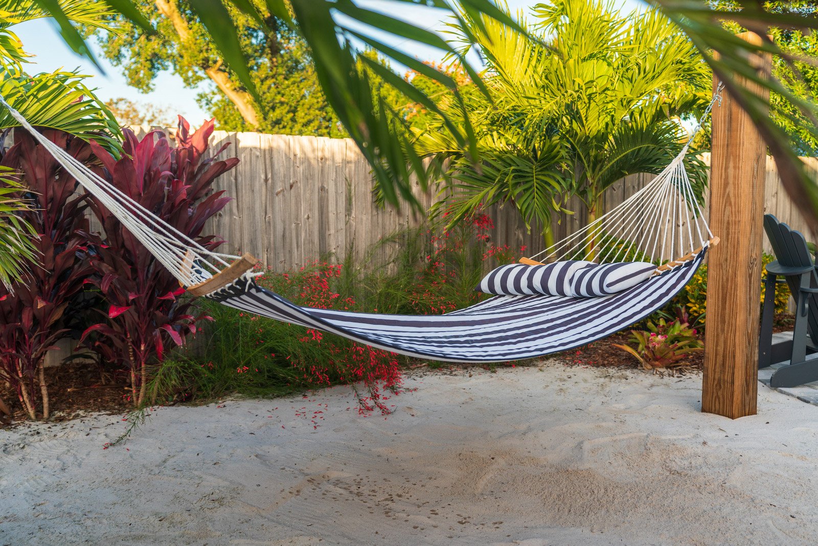 hammock sand lawn planting 2