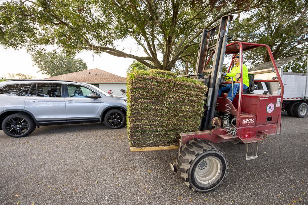 Sod Delivery Forklift 1