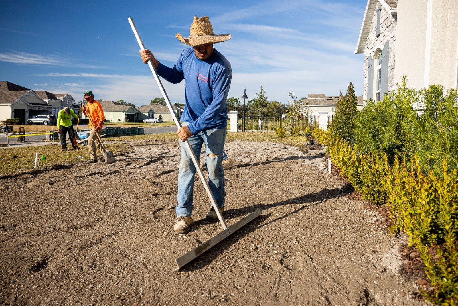 driveway construction fox crew base layer 9