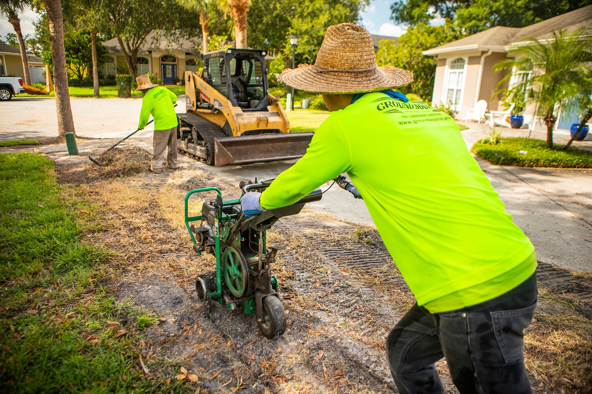 Ground Source team sod removal services