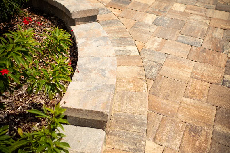 Paver patio installed in Orlando, FL