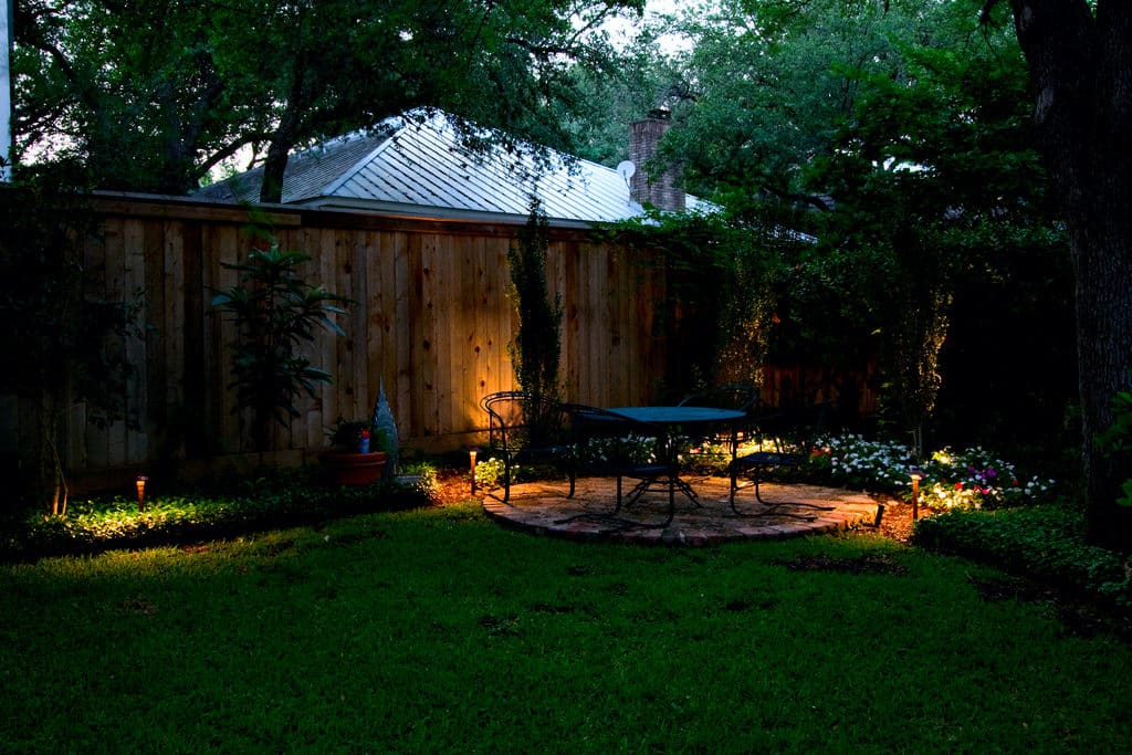 dim patio lighting