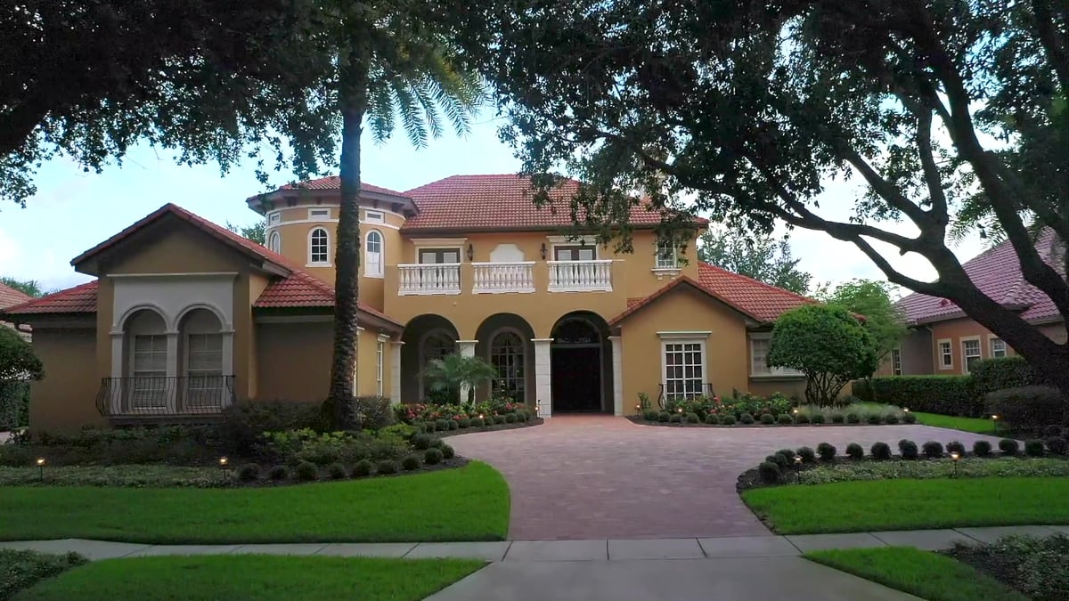 lawn and landscape with irrigation in Florida