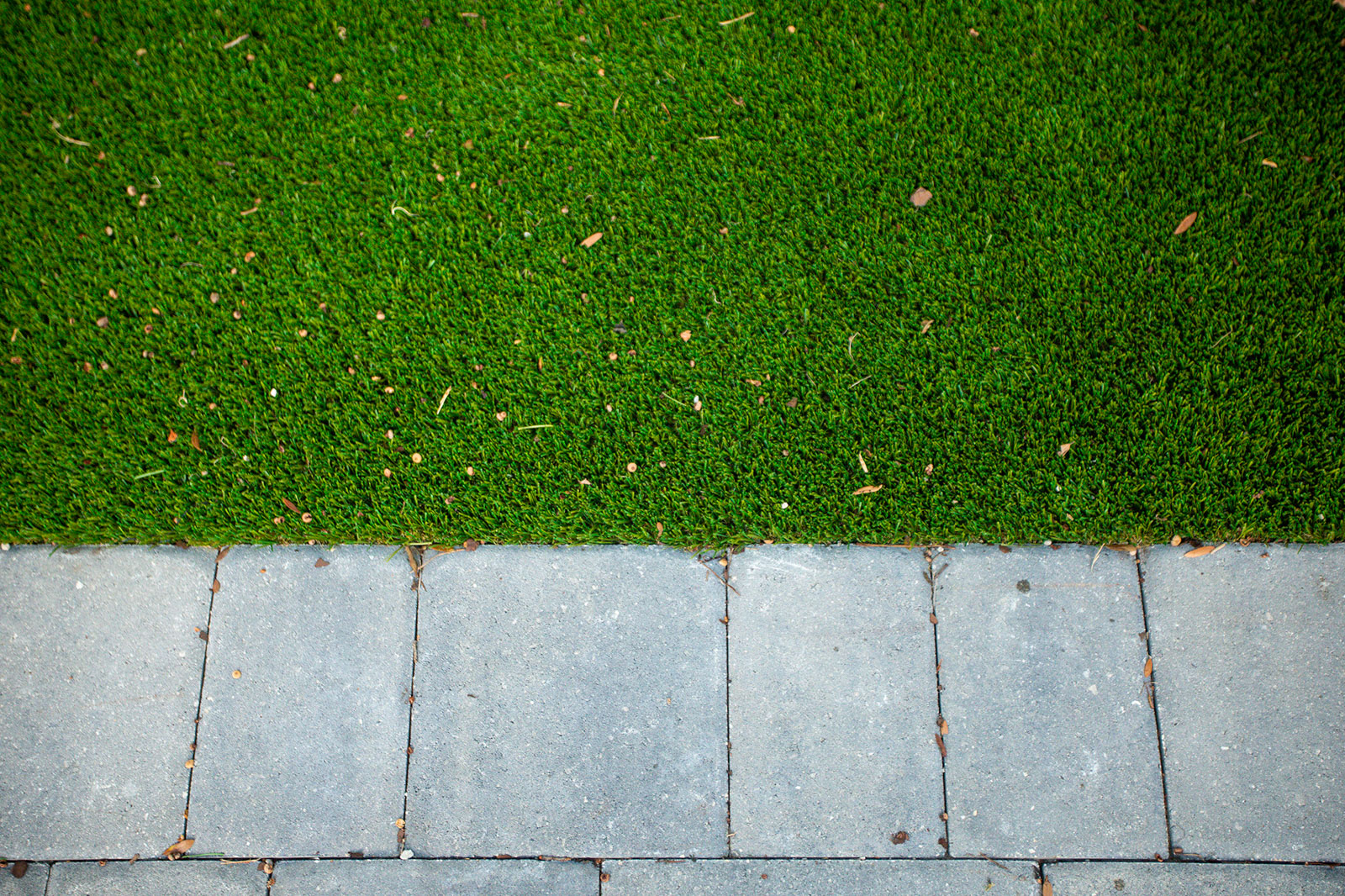 Artificial turf installation